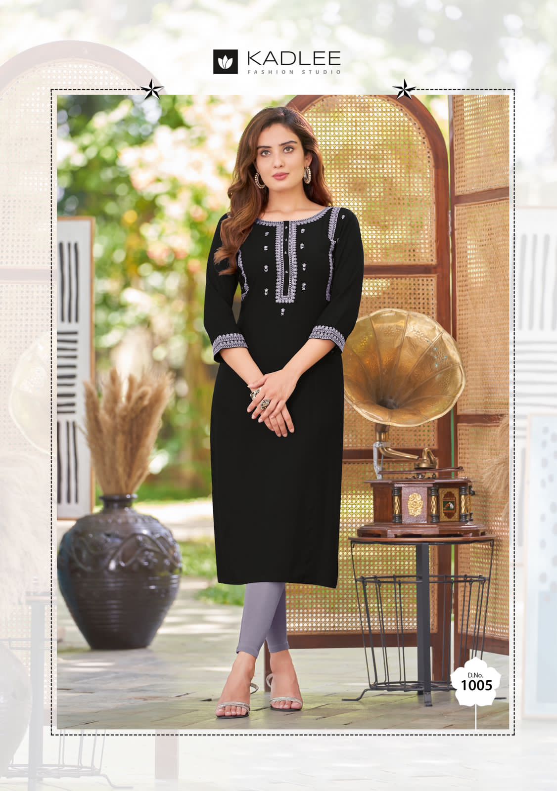 Kadlee Morni Embroidery Designer Kurtis Catalog